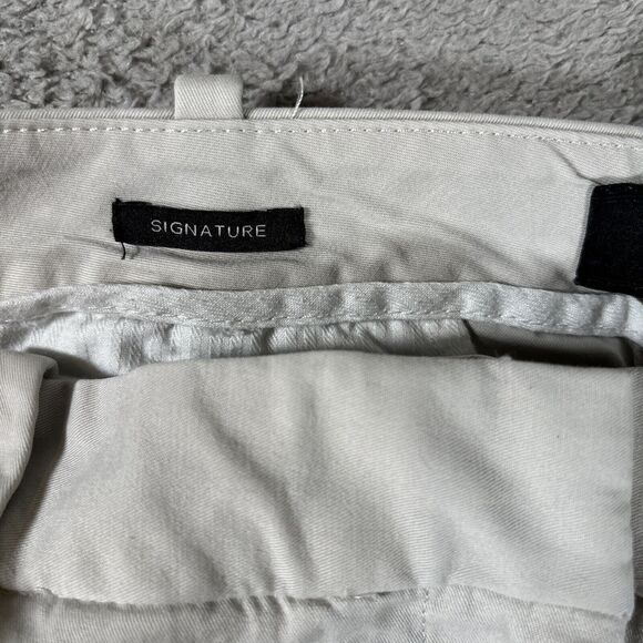 Talbots Signature Pants Women’s Size 4 Stone Flap Pockets Khaki Dress Pants - Picture 6 of 12